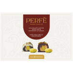 Chocolate-coated dried dates with pistachio & kunafa